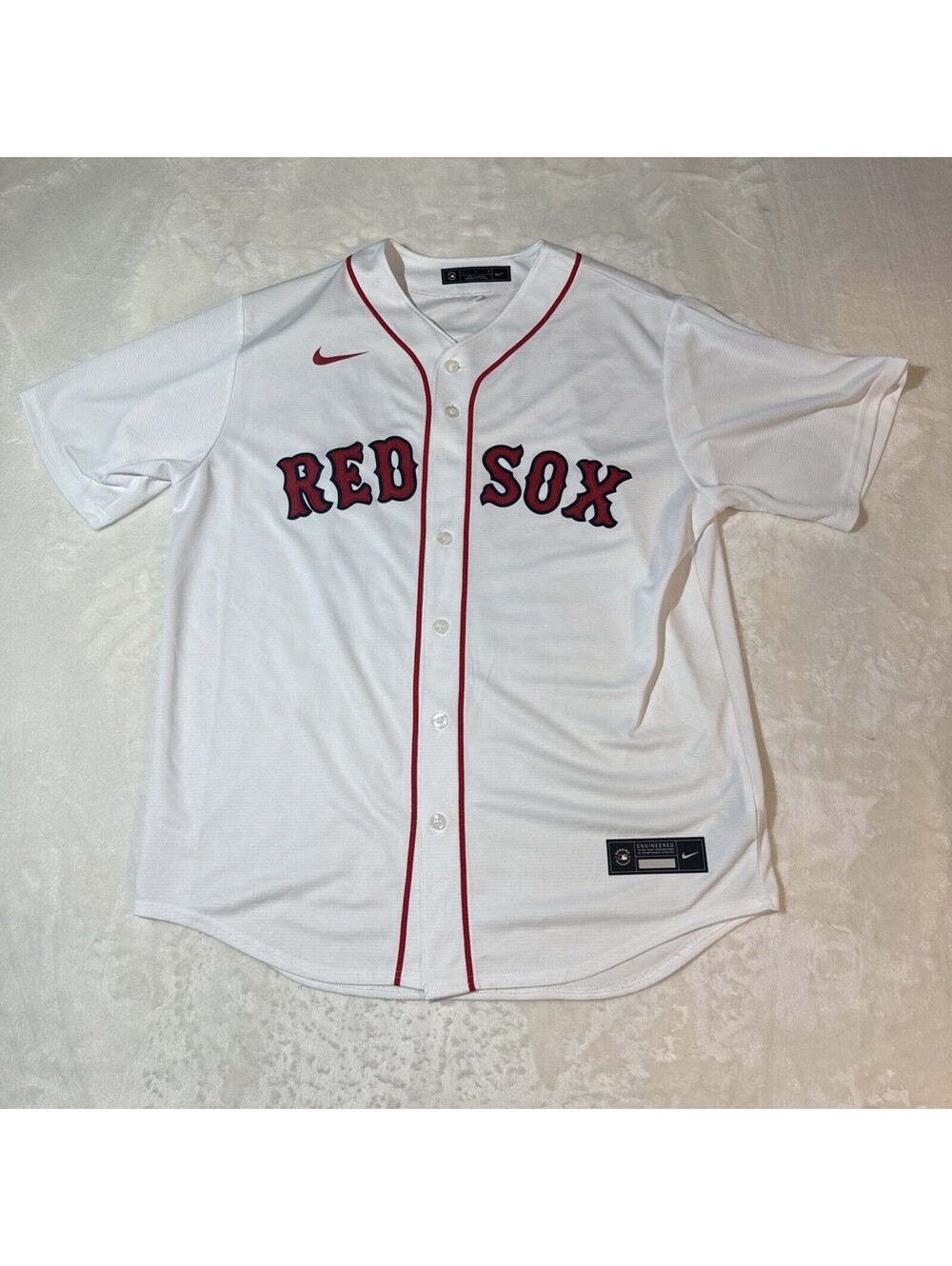 Boston Red Sox J.D. Martinez #28 Nike Mens Jersey Sz Large  White